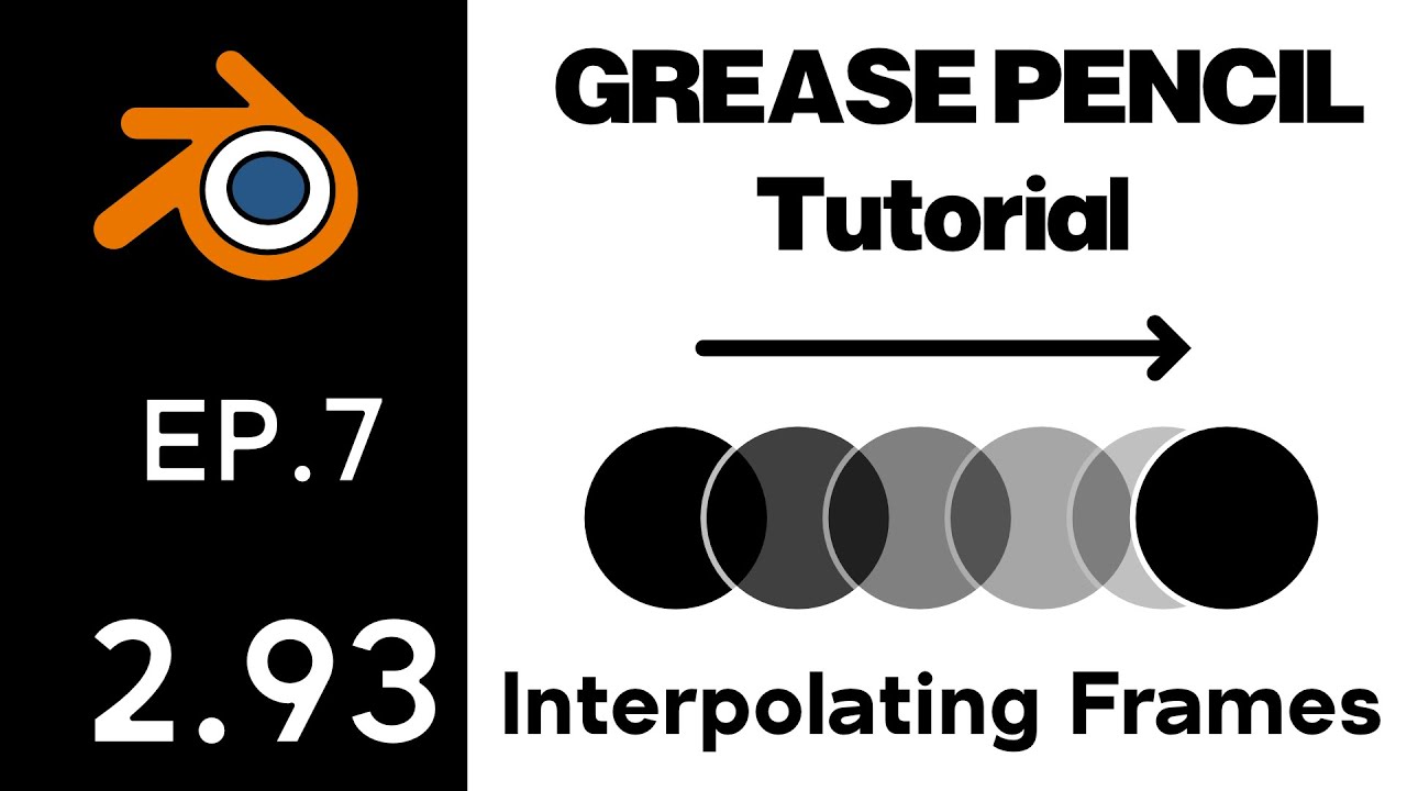 Interpolating in Blender Grease Pencil - Blender 2.93