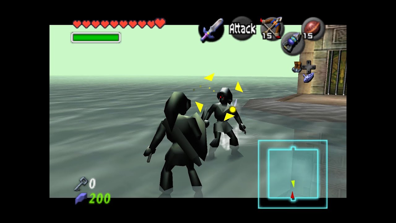 Zelda Ocarina Of Time - Dark Link vs Dark Link