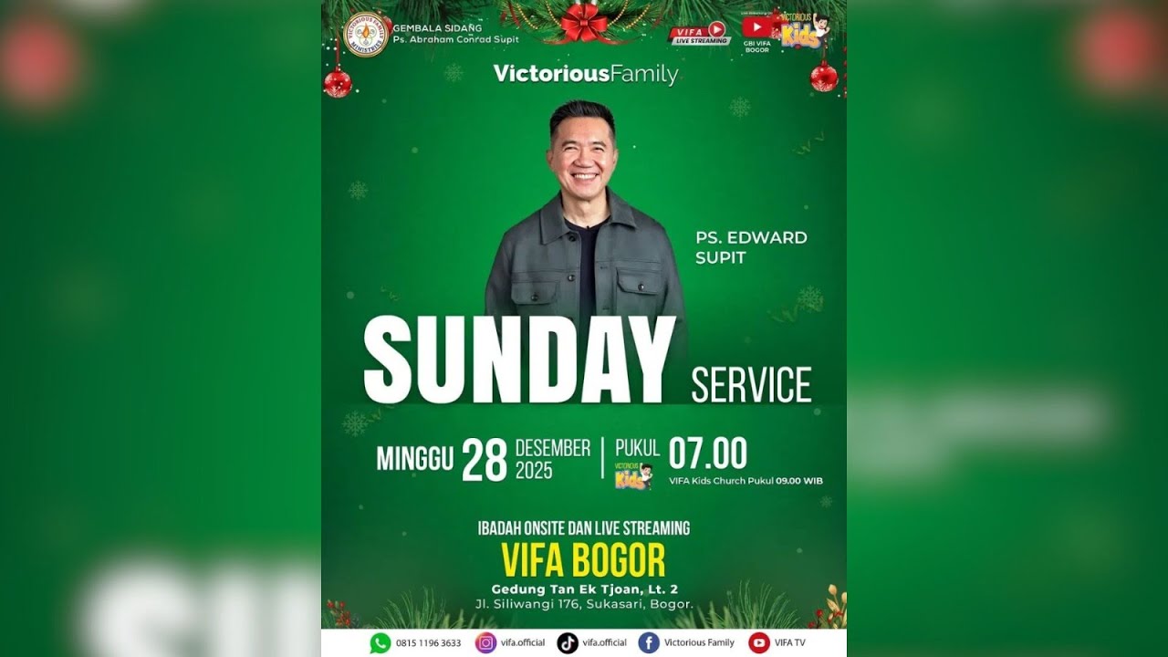 Rindu Jadi Berkat - Ps. Edward Supit