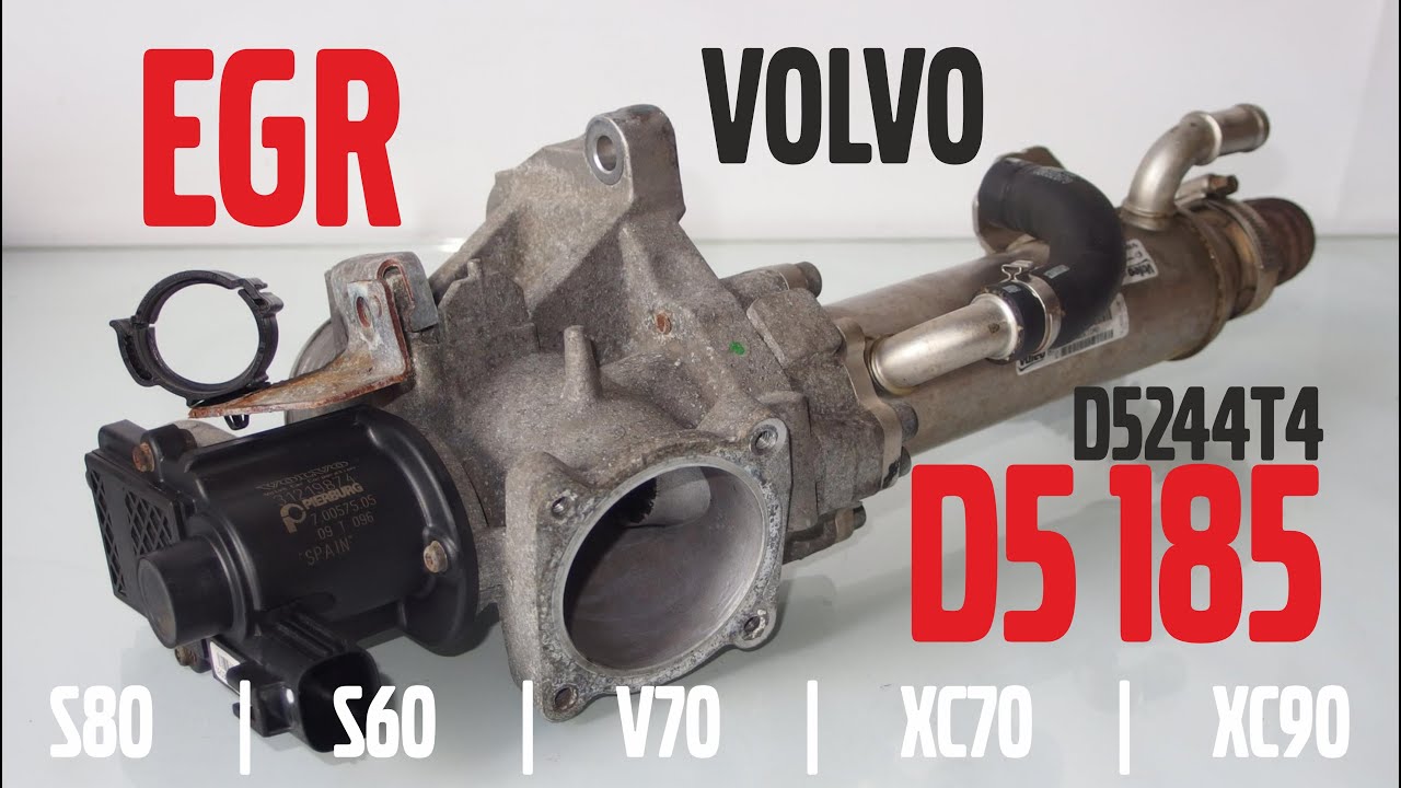 Почистване и/или затапване EGR D5 185 на Volvo P2 (S80/S60/V70/XC70/XC90)