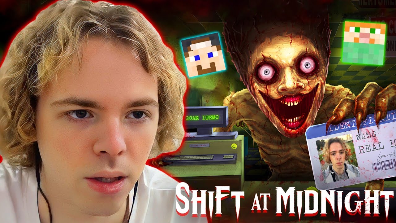 ФЫВФЫВ, СОСИСКА и ФИР РАБОТАЮТ в СТРАШНОМ МАГАЗИНЕ 😱 | Shift At Midnight