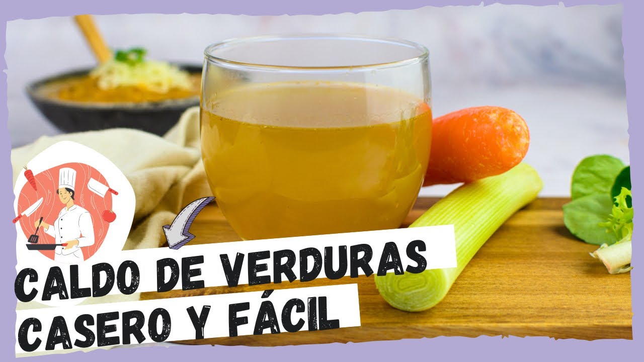 CALDO DE VERDURAS CASERO (EXPRESS) 😍 / Fácil y Rápido