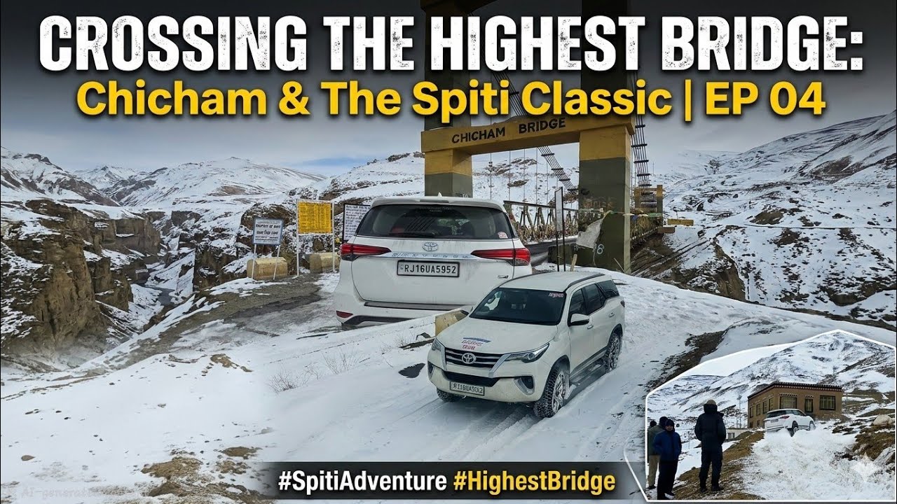 CROSSING THE HIGHEST BRIDGE: Chicham &  The Spiti Classic | EP 04 With @prashantadventure7564 