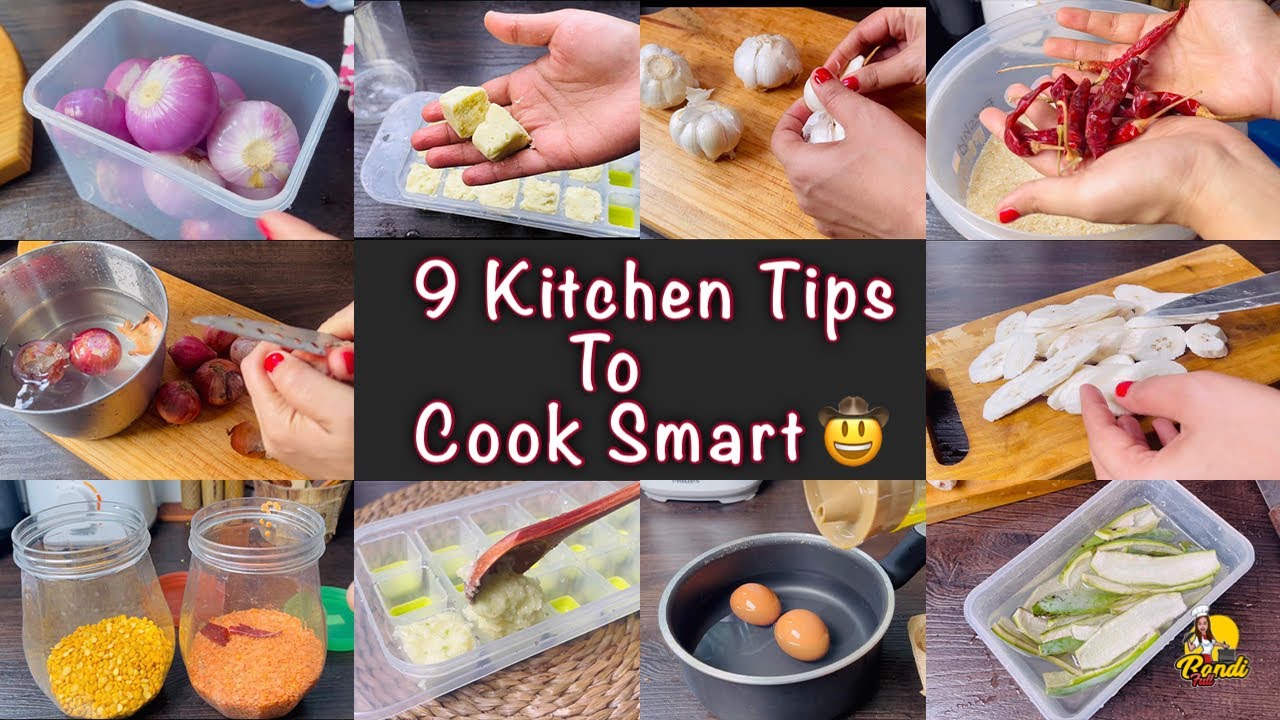 Best Kitchen Tips to Cook Smart 😍 ස්මාර්ට් විදිහට උයන්න Tips 9 ක්‌ 🤠 Bandifull TIPS
