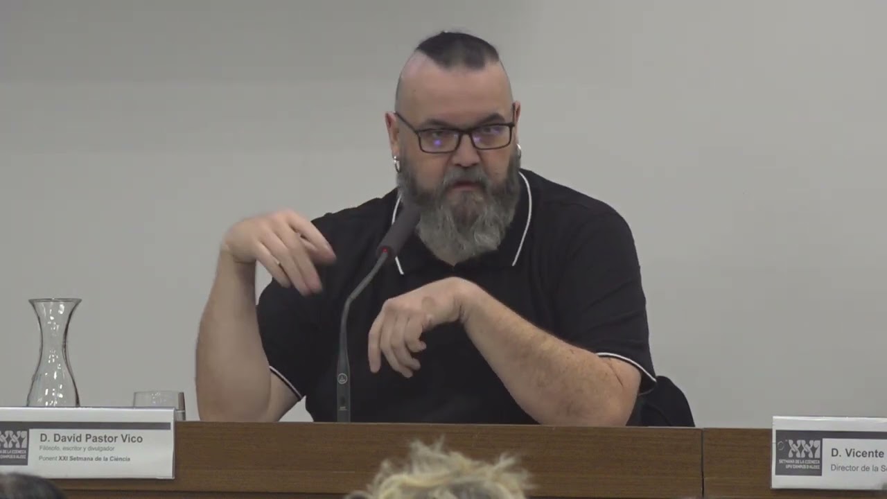 David Pastor Vico sobre 'Era de idiotas'. XXI Semana de la Ciencia del Campus de Alcoy de la UPV