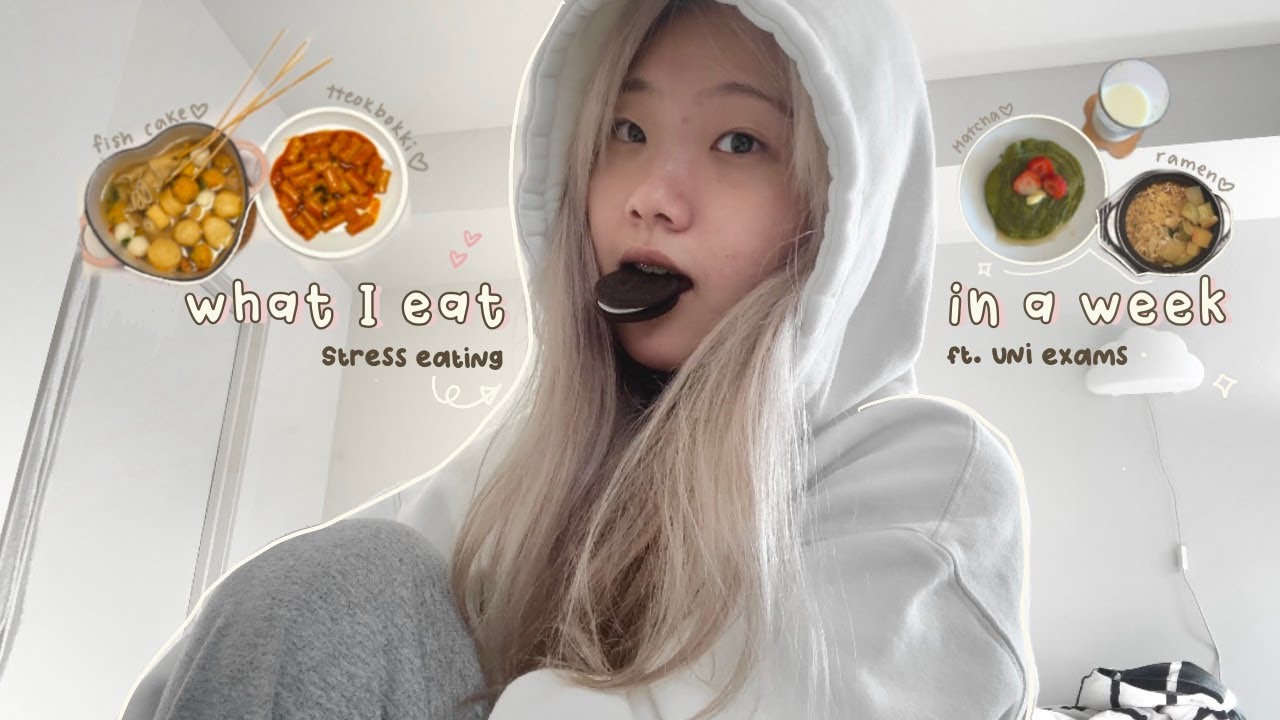 what I eat in a week🍜 (korean + stress eating)