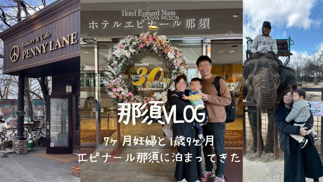 エピナール那須に宿泊して那須観光してきた記録です！＃エピナール那須＃子連れ旅行＃那須塩原＃那須サファリパーク