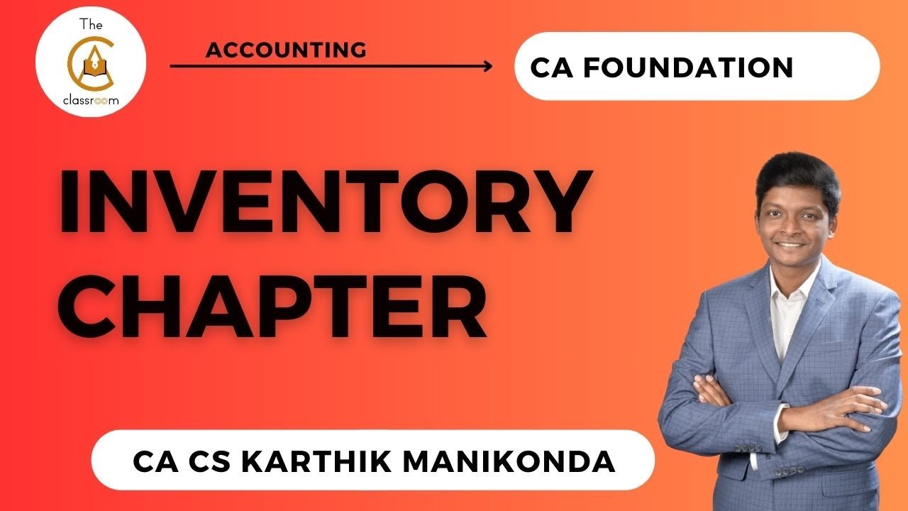 CA Foundation - Inventory Chapter for Dec 23 Exams