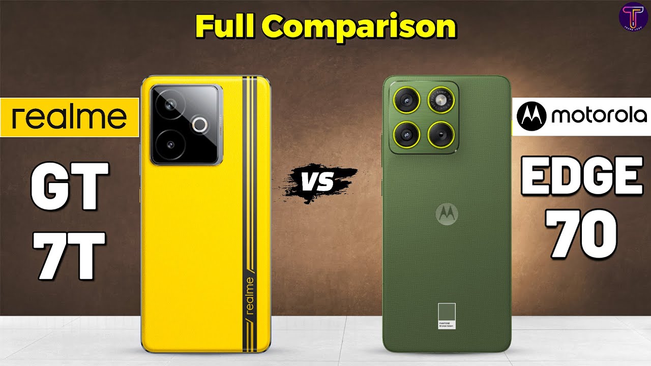 Realme GT 7T vs Motorola Edge 70 : Full Comparison 🤔❓