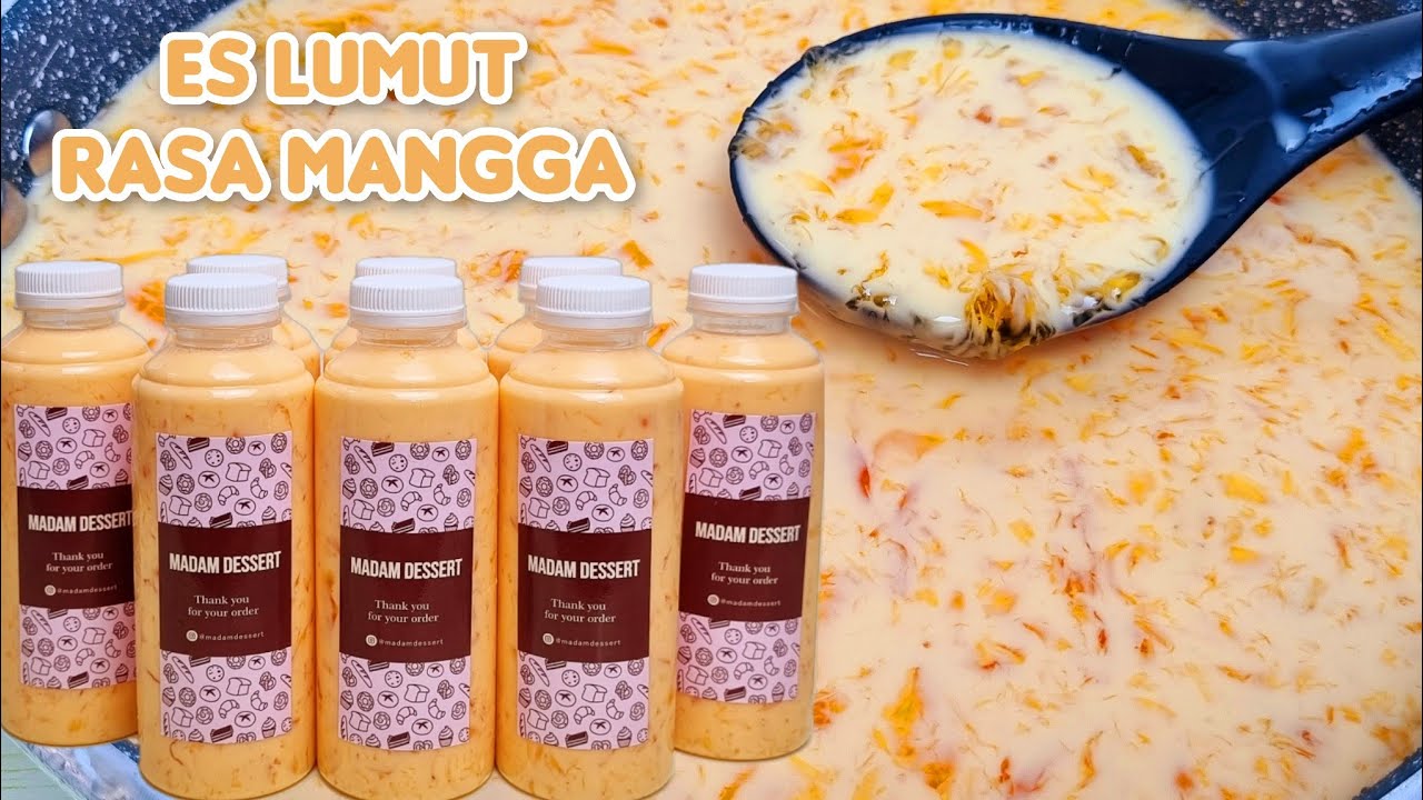 Resep Es Lumut Nutrijell Mangga Super Creamy Laris dijadikan Ide Jualan
