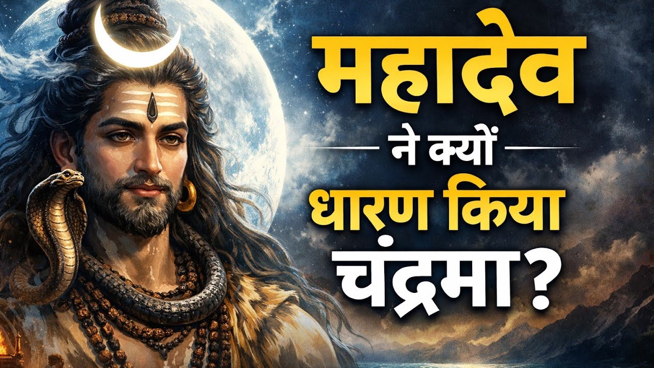 महादेव ने क्यों धारण किया चंद्रमा #hindistorie #bhaktichavan #bhaktikahani #bhaktivibes #trending 👌🙏