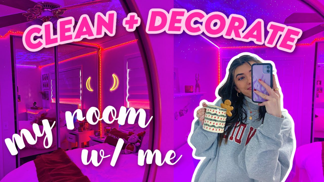 clean + decorate my room with me! *winter edition*
