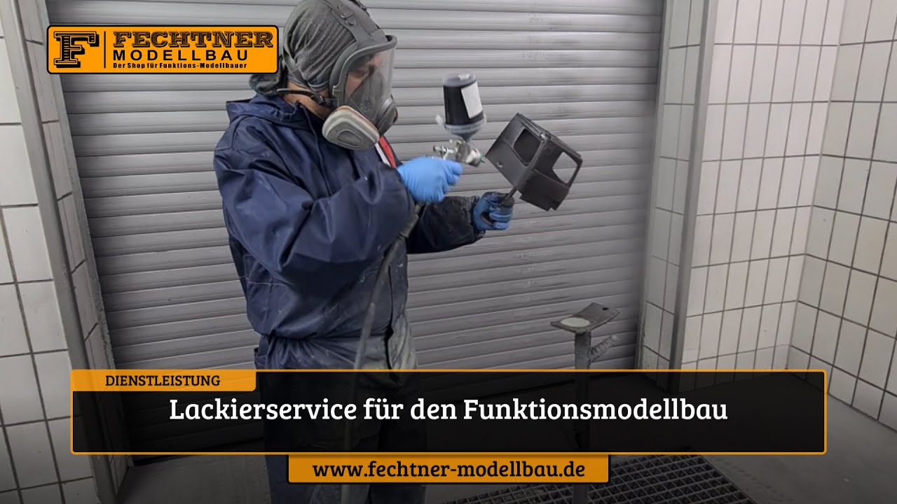 Lackierservice für den Funktionsmodellbau bei Fechtner-Modellbau