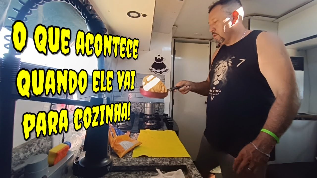 COMO É COZINHAR NO MOTORHOME!