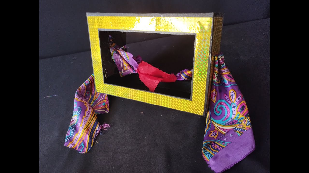 Knotted silks magic trick revealed & how to make.