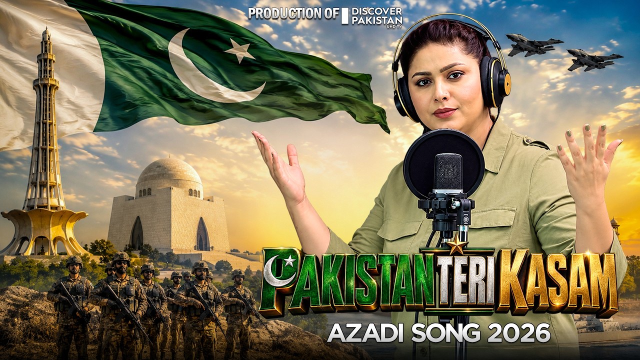Pakistan Teri Kasam | 14 August Special Azadi Song 2026 | Summan Sheikh | Discover Pakistan