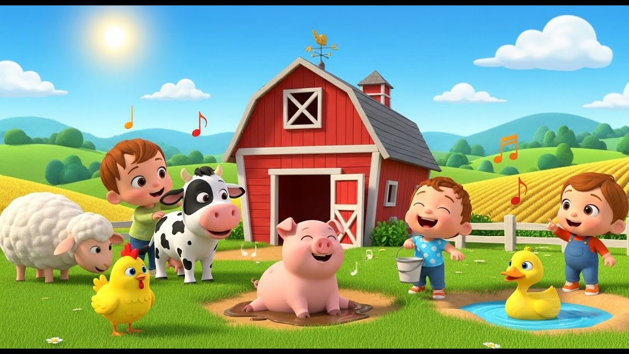 Old MacDonald Nursery Rhyme 🎶 | Baby Learning Song