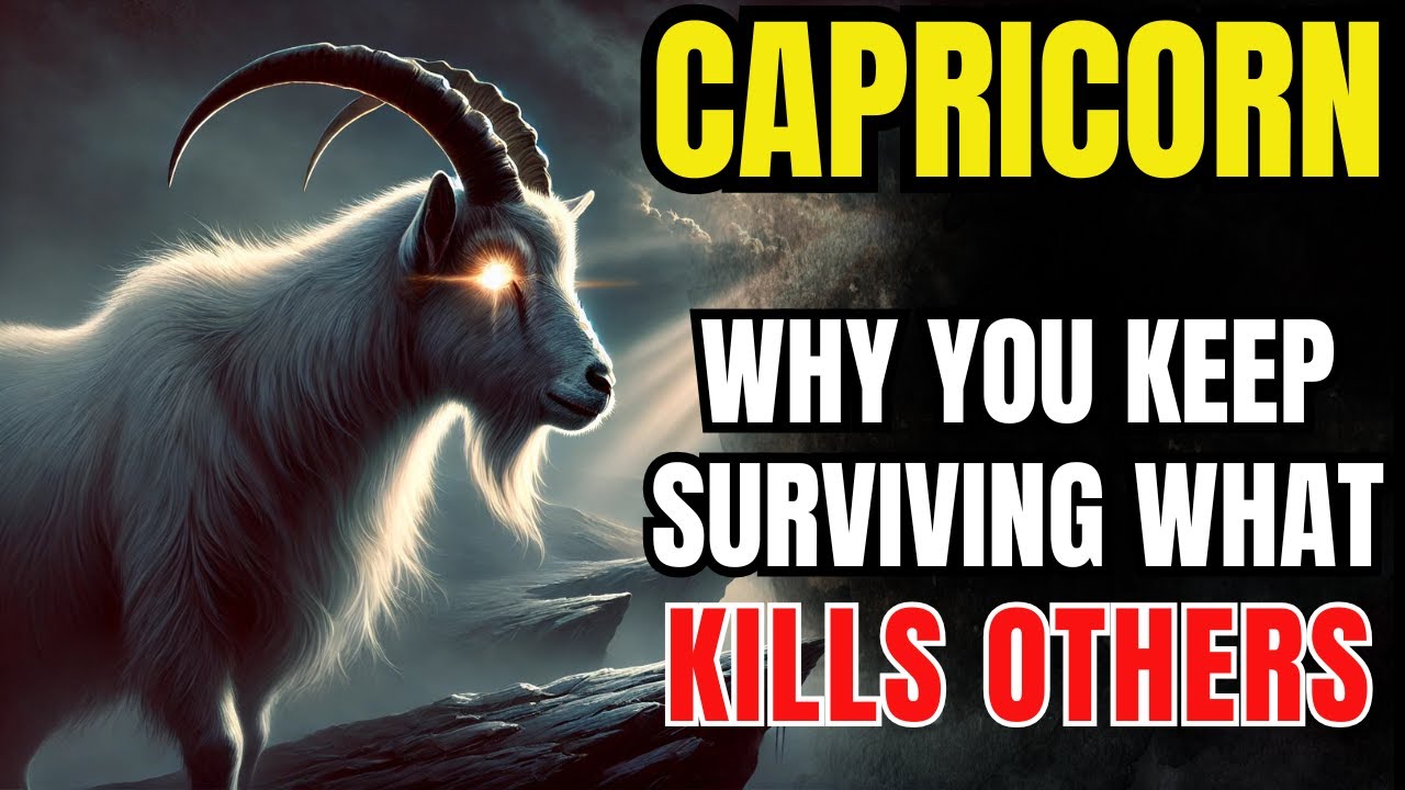 ♑🧿CAPRICORN - WHY YOU KEEP SURVIVING WHAT KILLS OTHERS