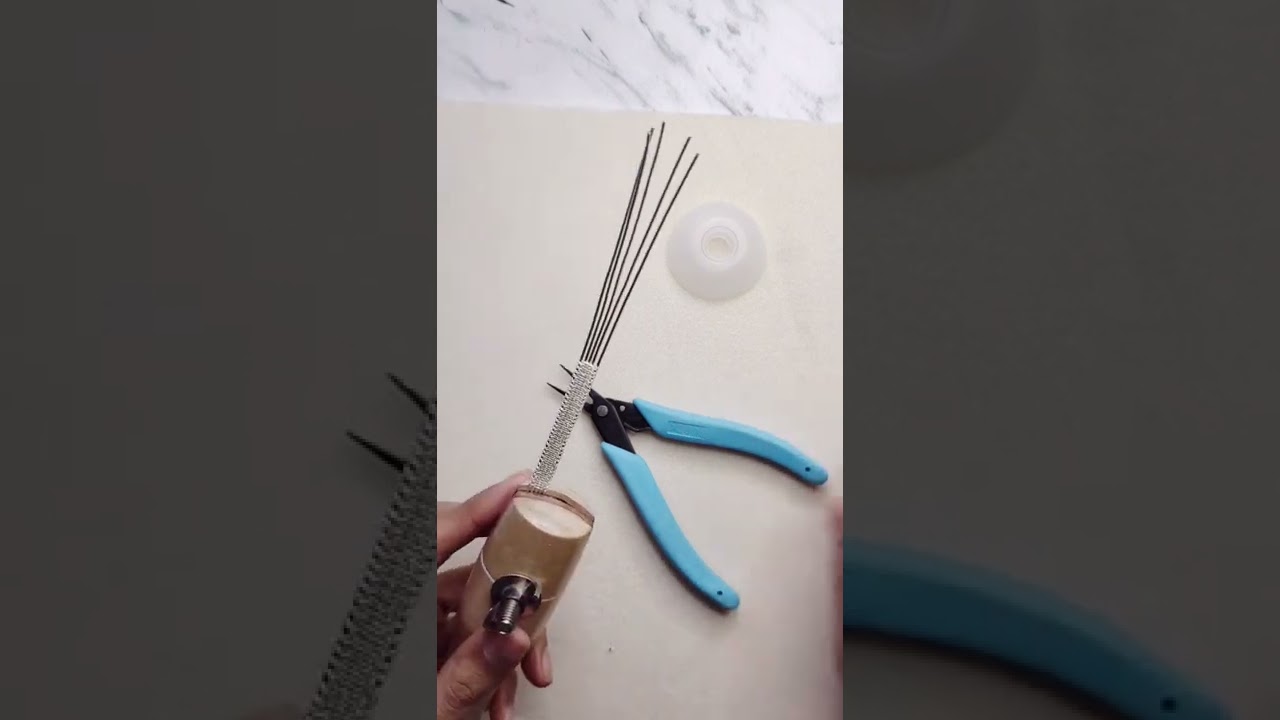 Cómo hacer un anillo, tejido con engaste de perla plana~ Alambrismo