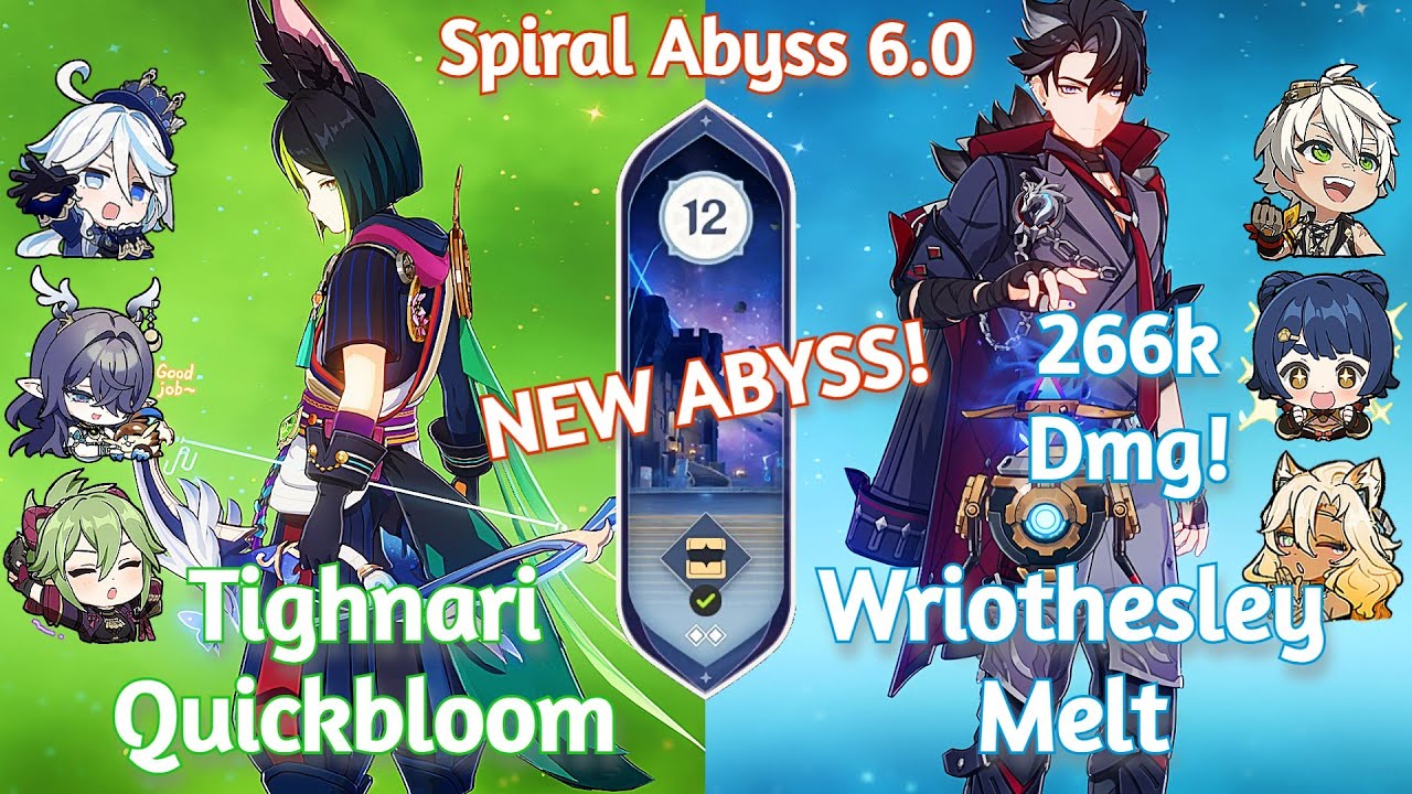 C1 Wriothesley Melt x C1 Tighnari Quickbloom - NEW Spiral Abyss 6.0 | Genshin Impact
