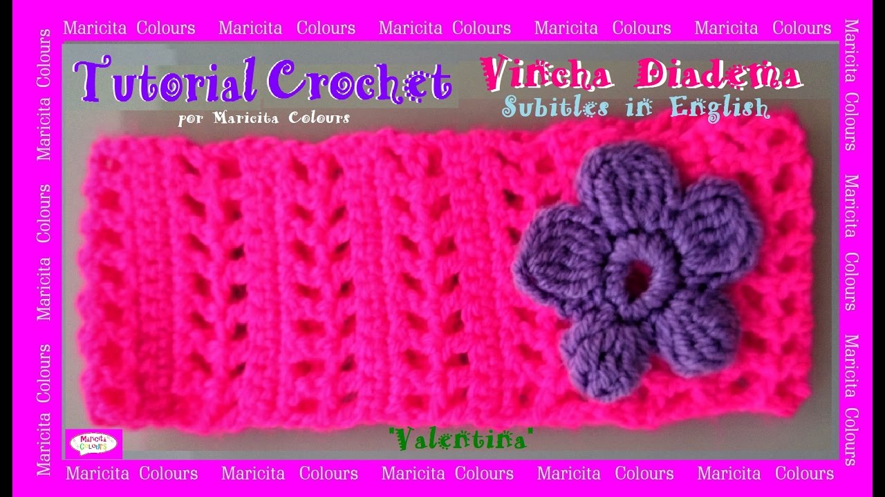 VINCHA A CROCHET 