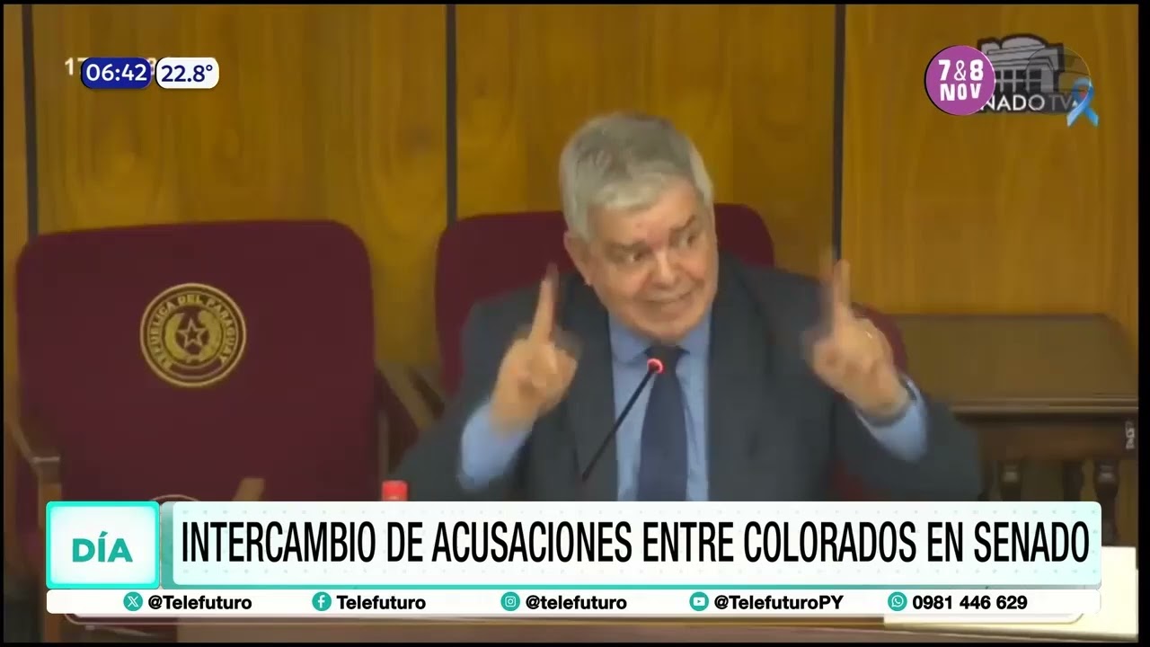 Intercambio de acusaciones entre colorados en Senado