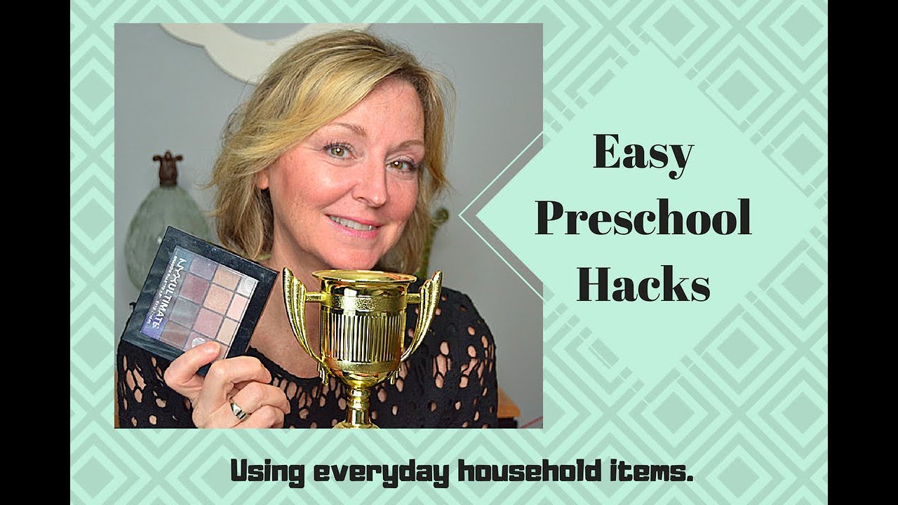 5 Easy Preschool/Daycare Classroom Hacks using everyday household items