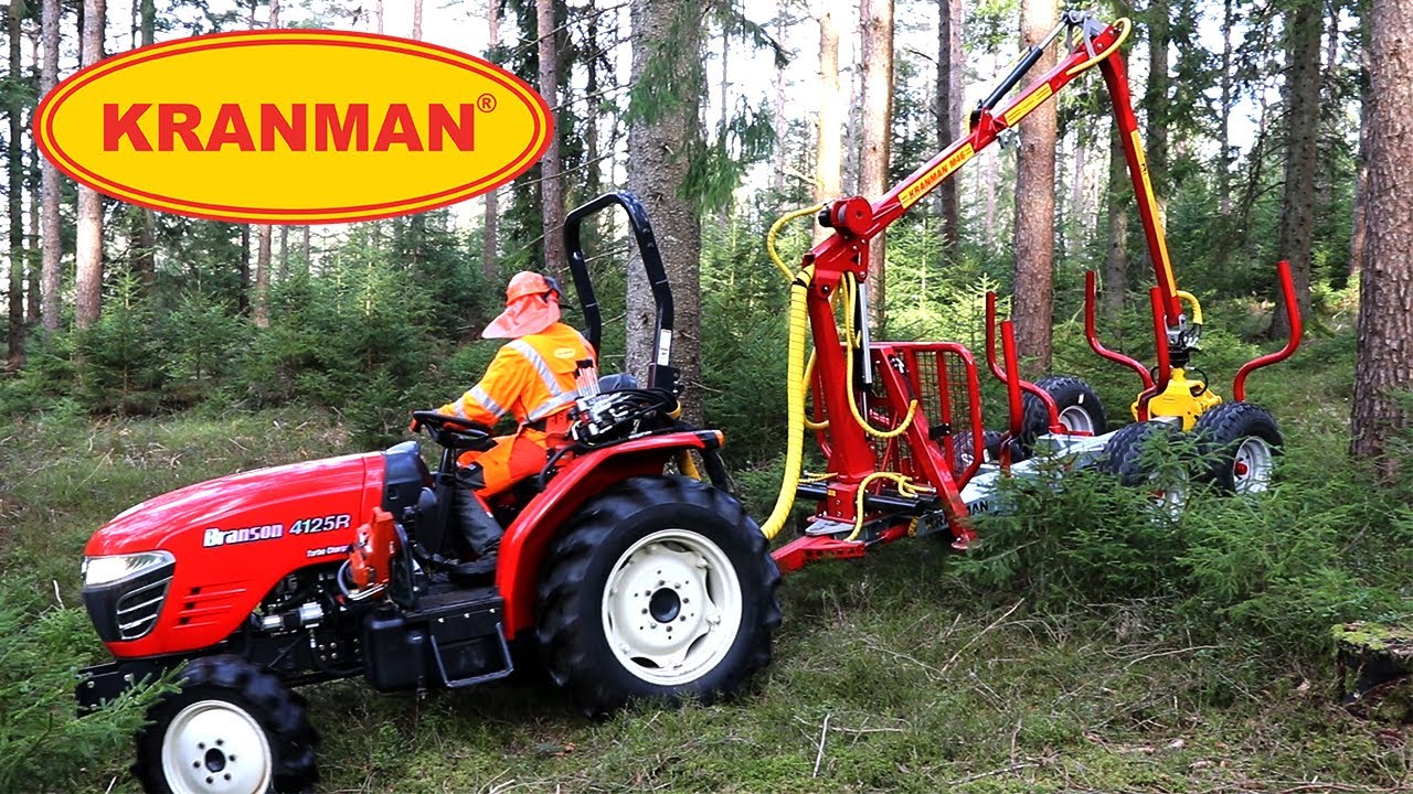 Kranman T4600 – M46 kran + Branson 4125R