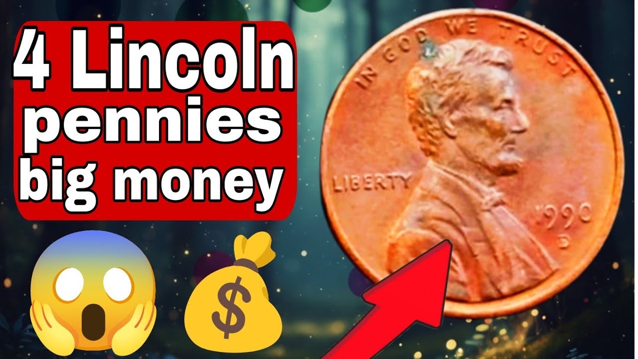 Top 4 valuable Rare Lincoln pennies worth Big money 💰check one cent coin today 2026 MILLIONS 💰😱”
