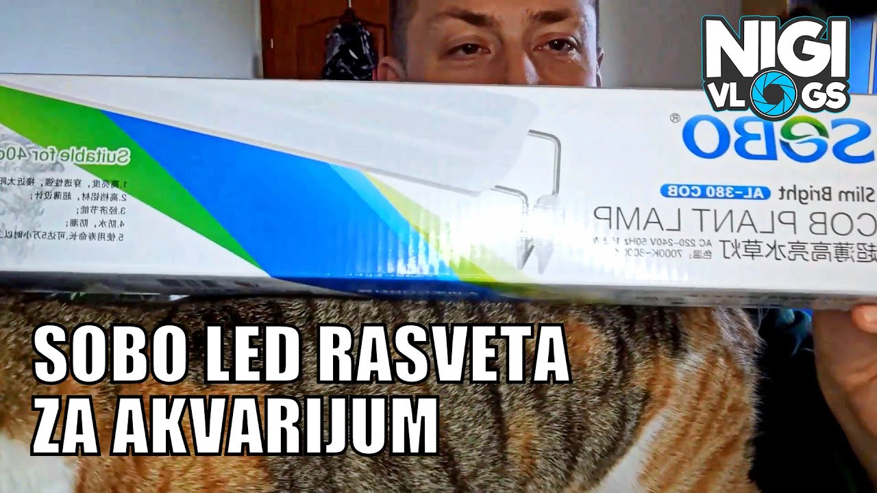 SOBO Led Rasveta Za Akvarijum - Sobo AL380COB 15.5W Jeftino Akvarijumsko Svetlo! #akvaristika