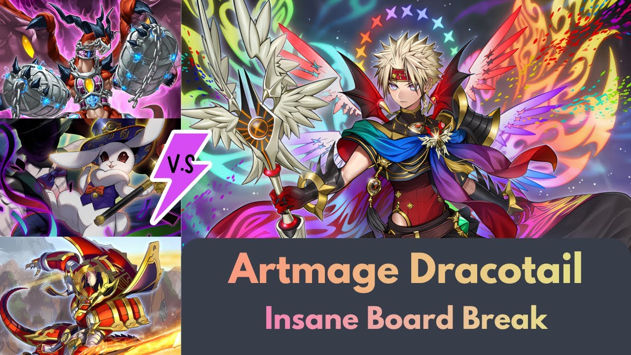 Artmage Dracotail Ranked Gameplay | INSANELY STRONG in Ranked | Master Duel 2025
