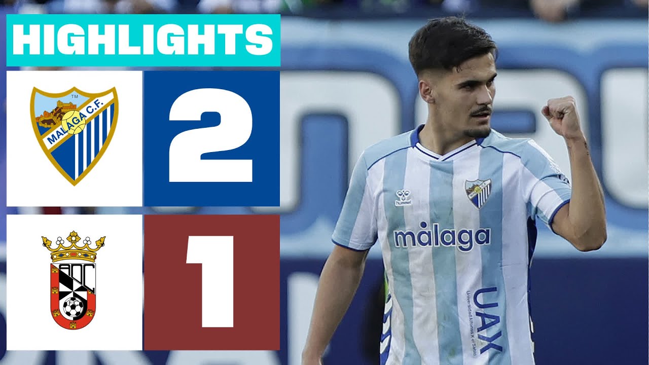 M&Aacute;LAGA CF 2 - 1 AD CEUTA FC | RESUMEN LALIGA HYPERMOTION