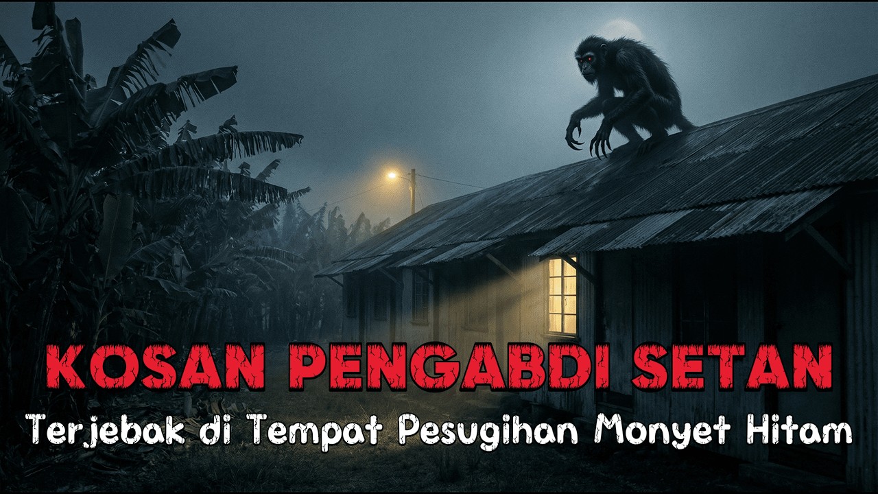 KISAH NYATA PELARIAN DARI KOSAN ANGKER PESUGIHAN MONYET HITAM PEMAKAN TUMBAL JANIN