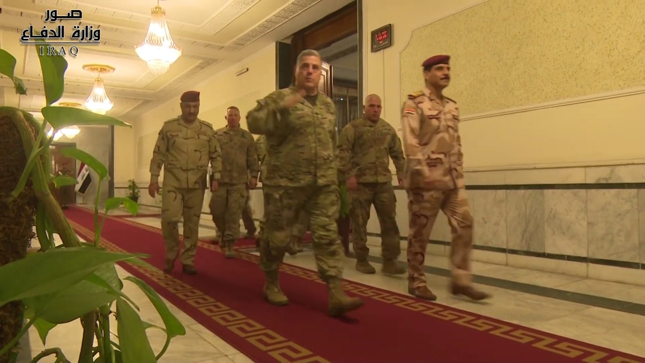 رئيس اركان الجيش يستقبل نظيره الامريكي