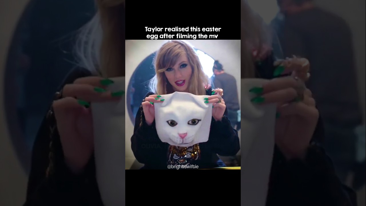 Тейлор заметила эту пасхалку уже после съемок клипа #taylorswift #erastour #музыка #shorts