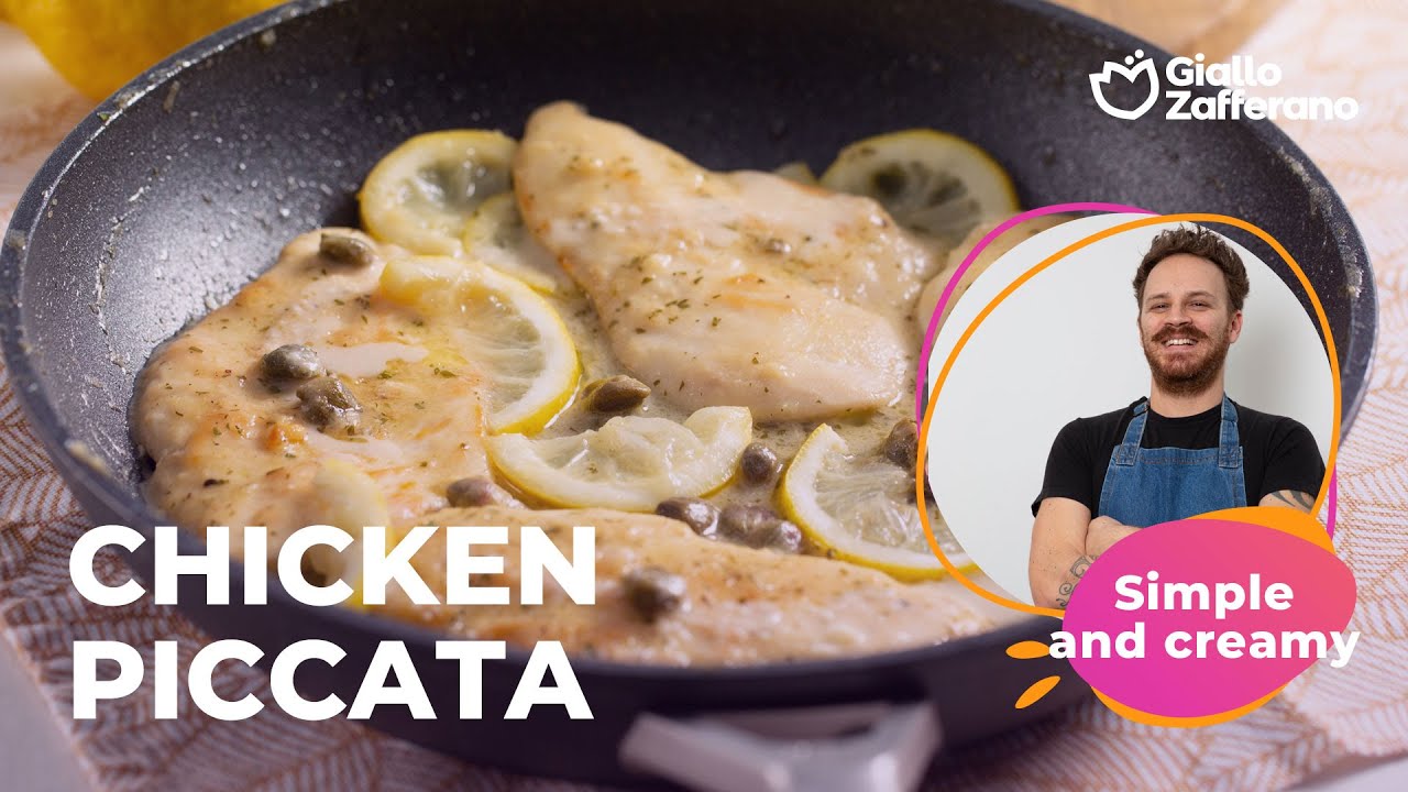 CHICKEN PICCATA - SIMPLE AND CREAMY MAIN DISH 😋💛🍗