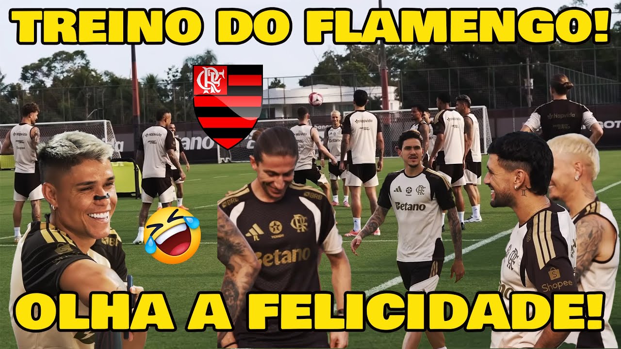 TREINO DO FLAMENGO SE PREPARANDO PARA A ESTREIA! A CHEGADA DE ANDREW NOVO REFORÇO DO FLA!