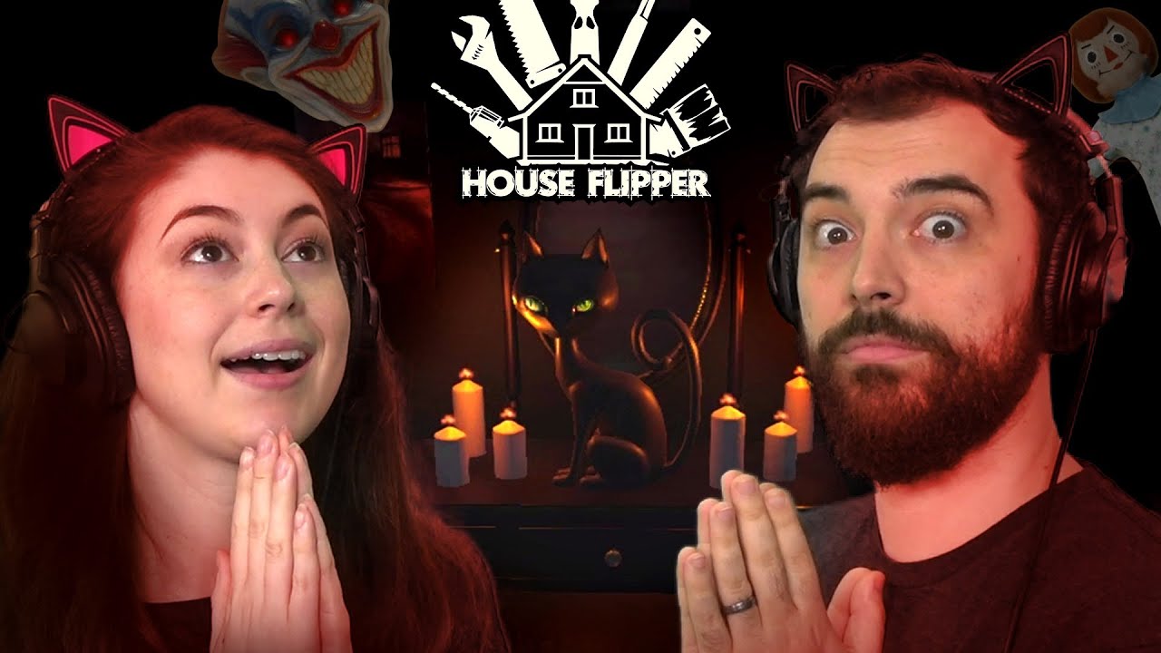 Halloween Home Makeover: Cat Shrine & Sinister Basement (House Flipper)