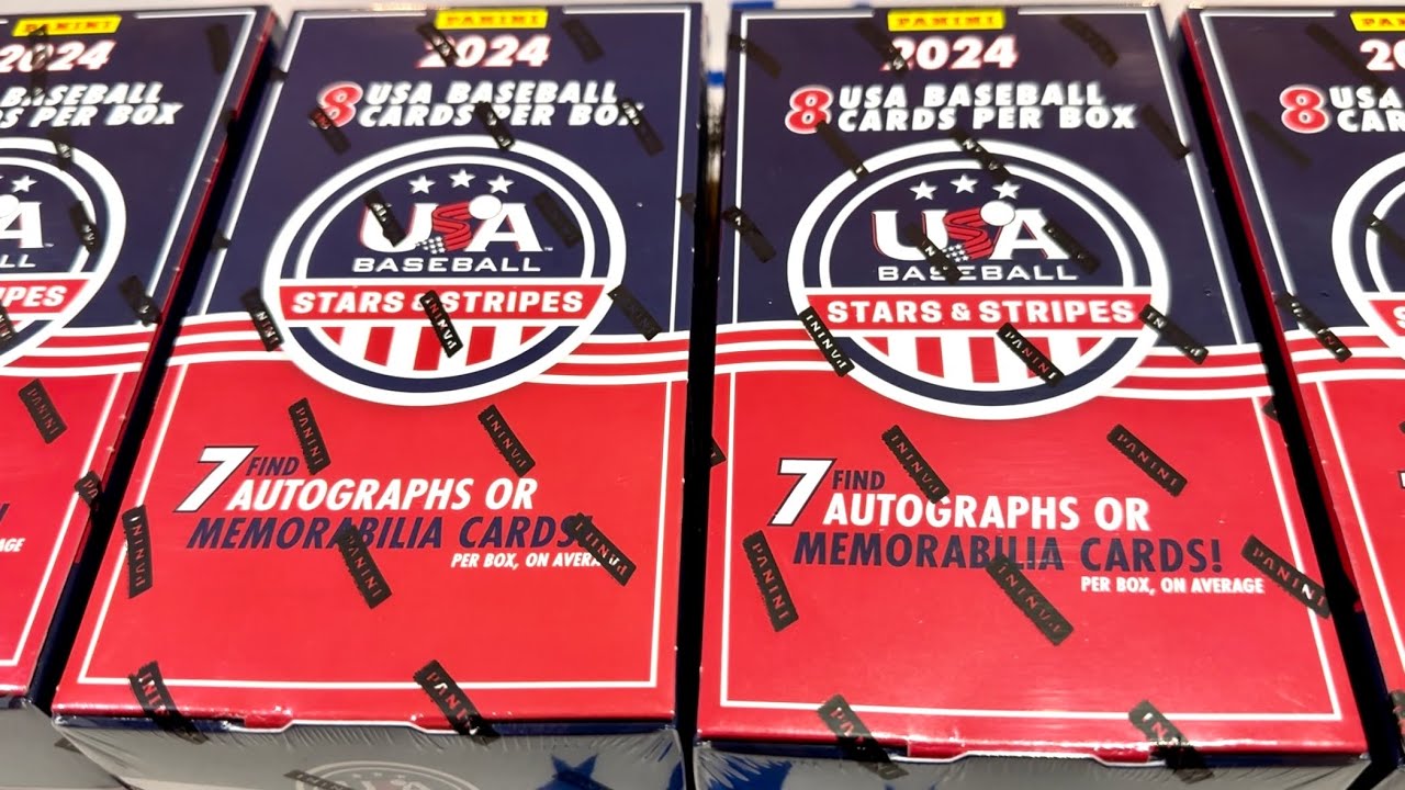 NEW RELEASE!  2024 PANINI STARS & STRIPES BASEBALL CARDS!