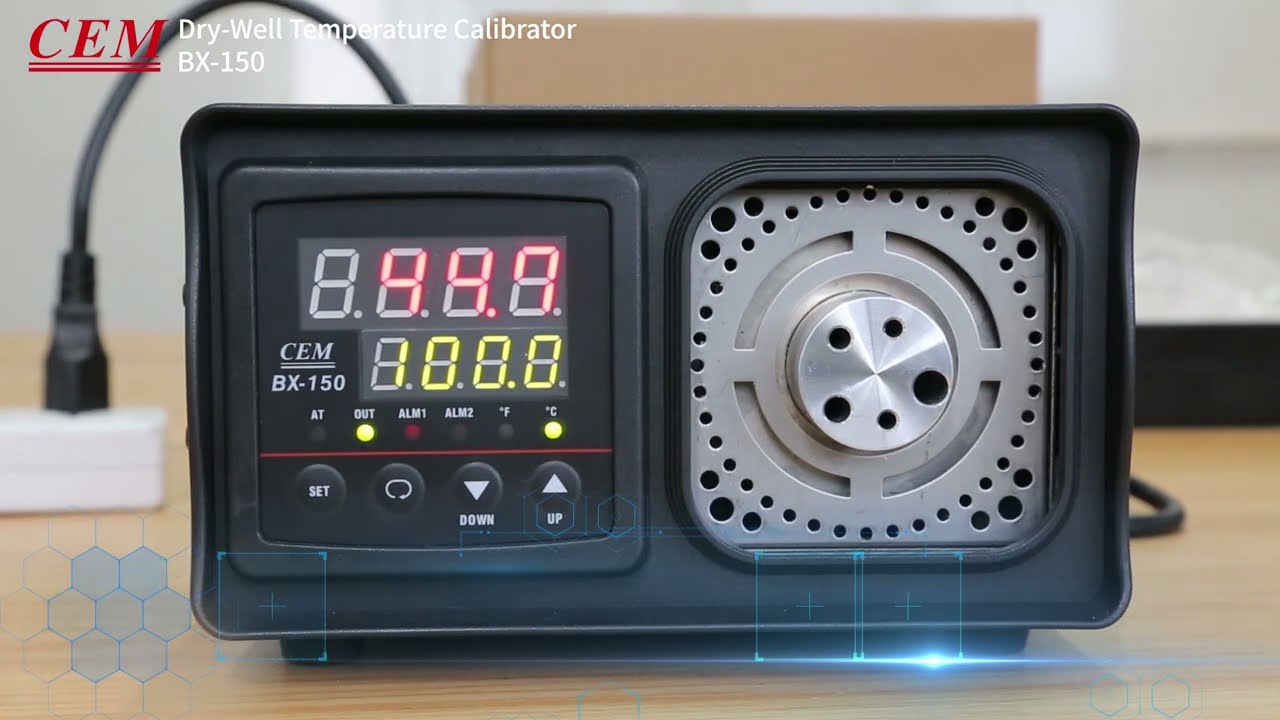 How to Use Dry-well Temperature Calibrator, 33&deg;C to 300&deg;C(91.4F to 572F)-CEM BX-150