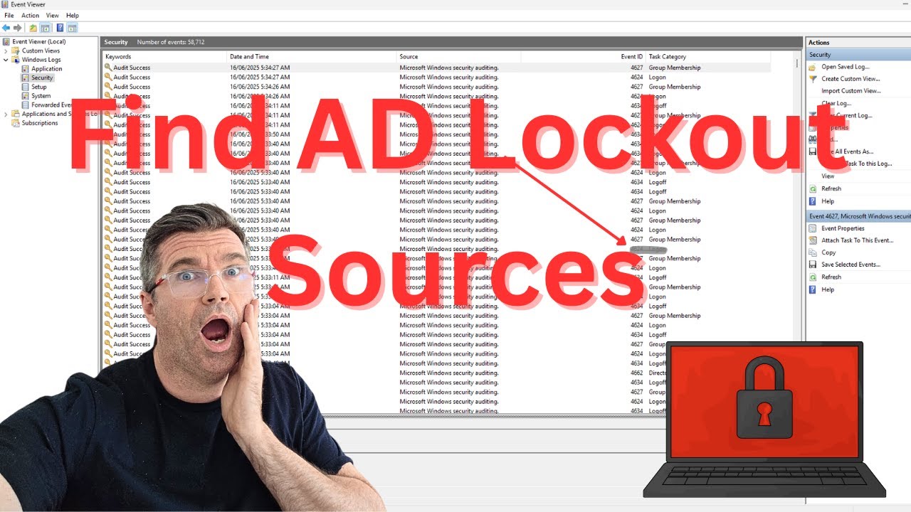 Find Active Directory Account Lockout Sources | Trace Event ID 4740 & Prevent Common AD Lockouts