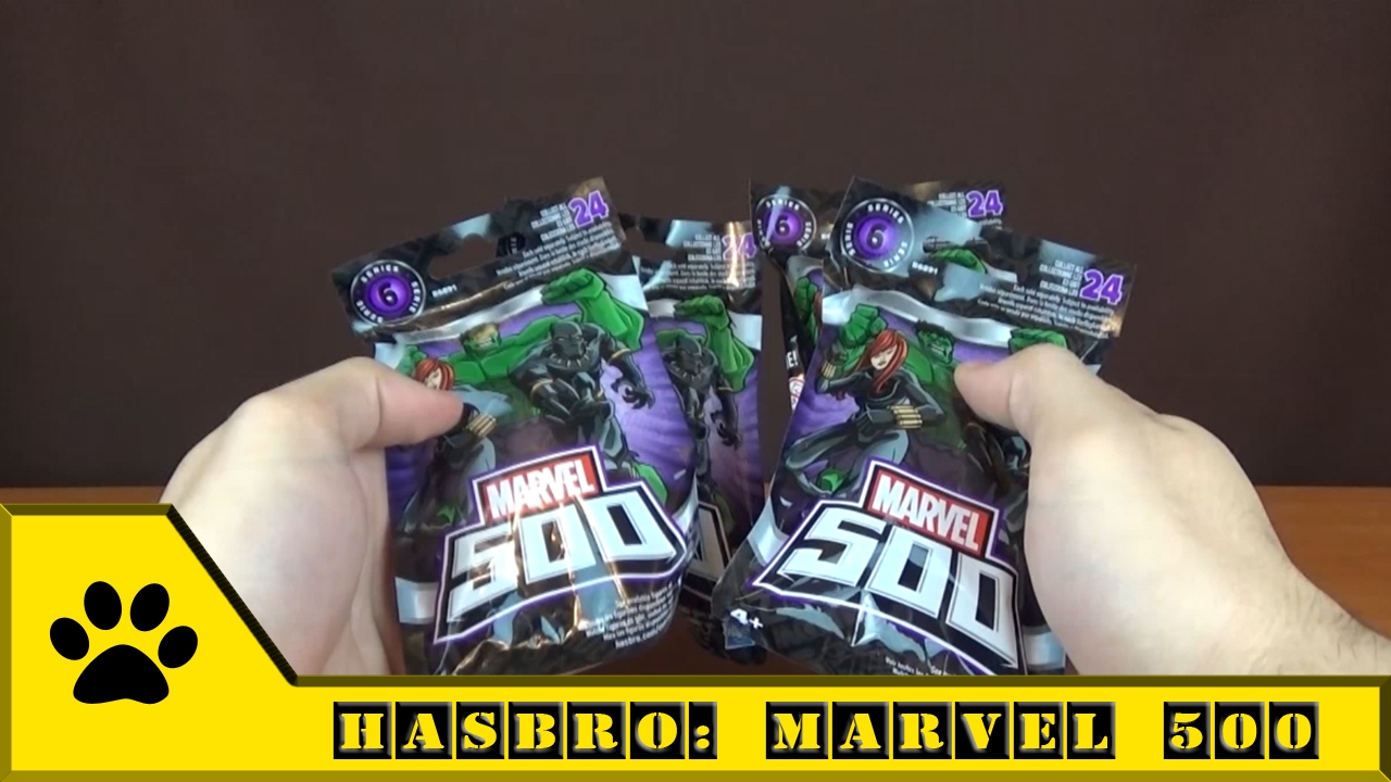 Фигурки в пакетиках от Hasbro - MARVEL 500, 6 серия