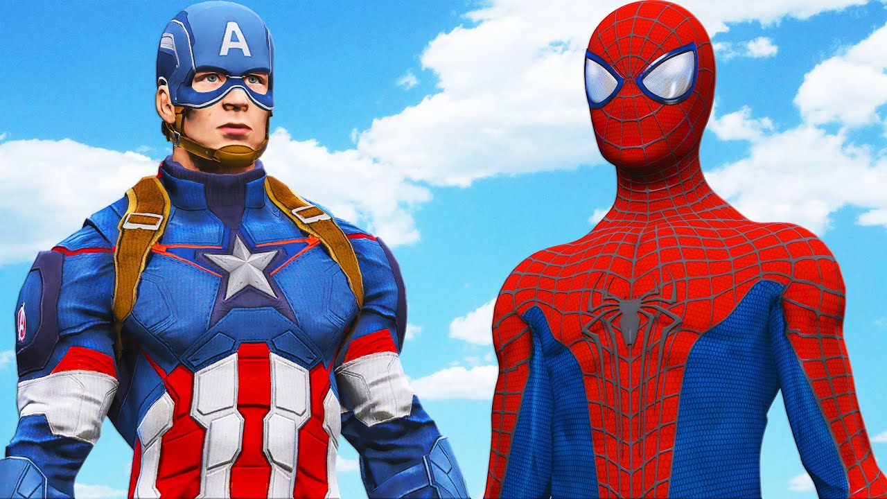 THE AMAZING SPIDER-MAN VS CAPTAIN AMERICA - EPIC BATTLE