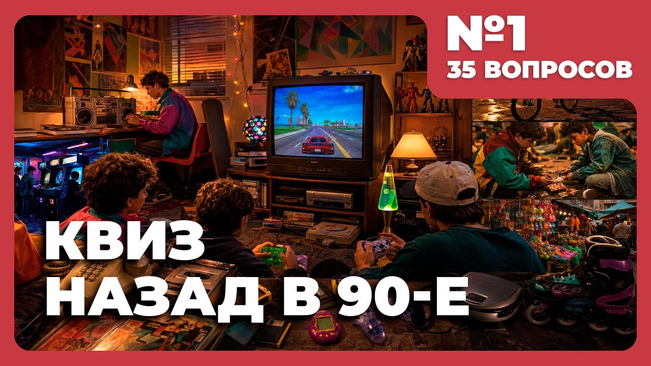 Квиз - Назад в 90-е ✨ Ностальгические нотки