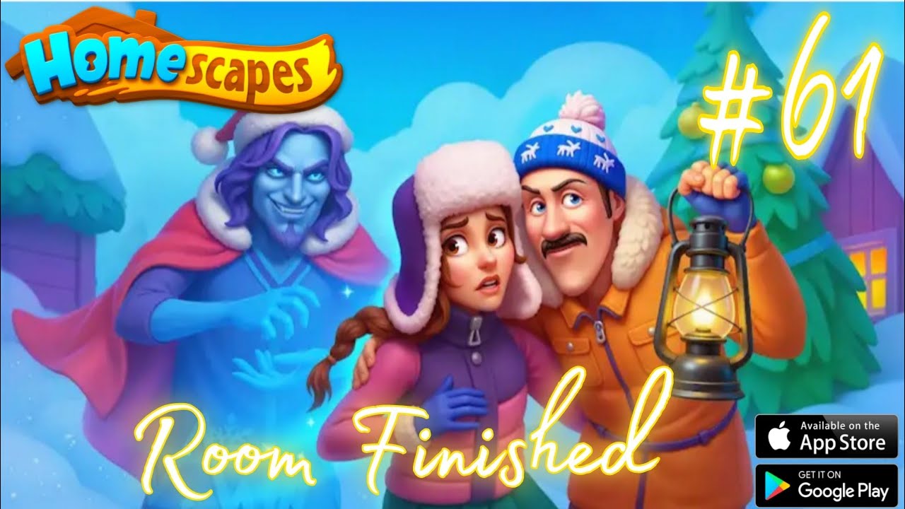 Room Finished 5 Homescapes 🏠❤️ Oaen a new area Unlock a new expansion #61 day 4.5.6