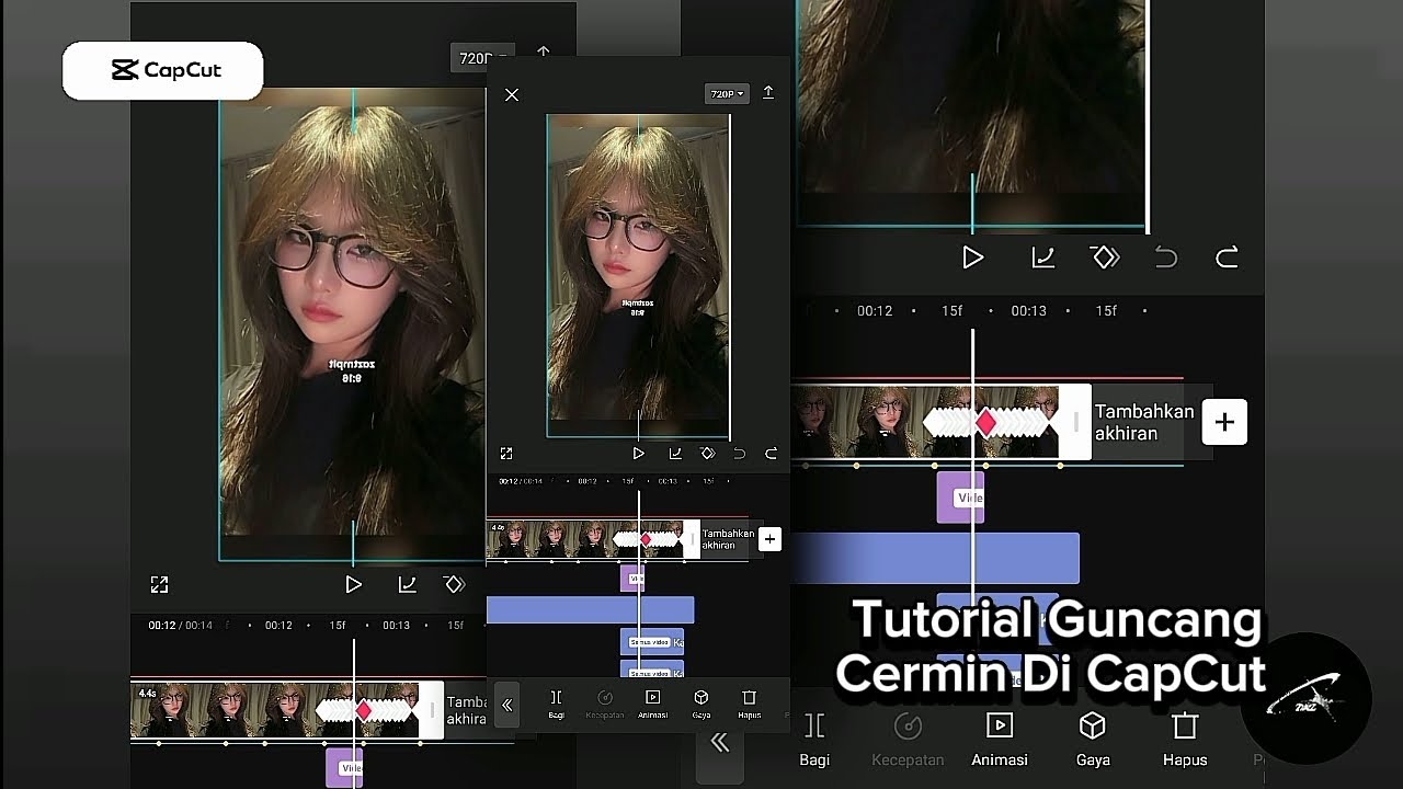 Tutorial Guncang Cermin Di CapCut🔥