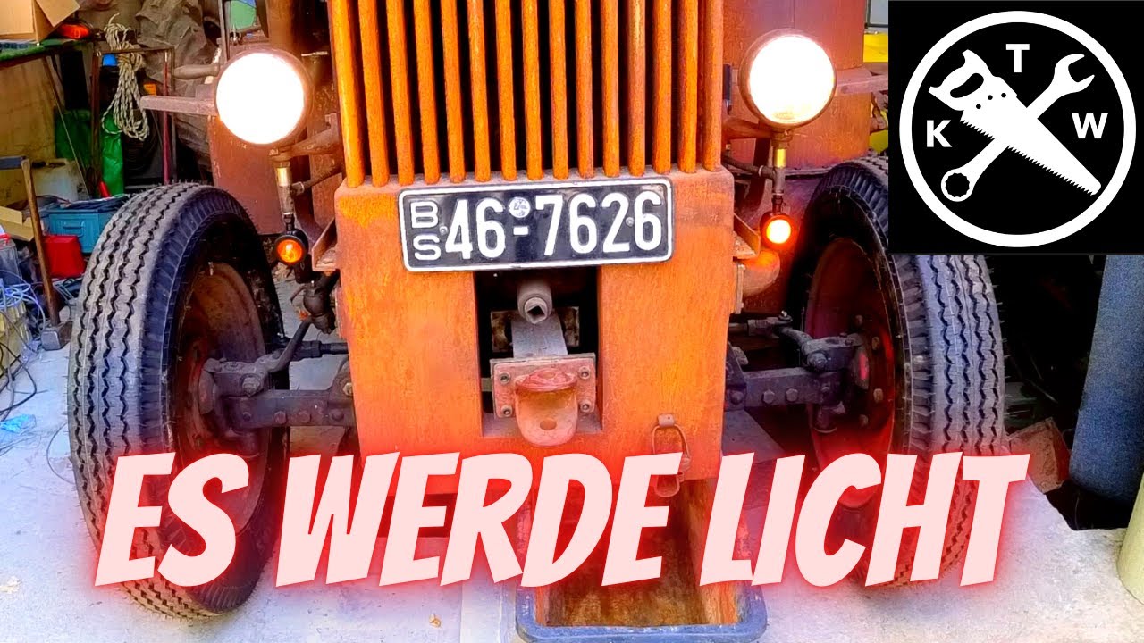 Elektrik, Elektrik und nochmal Elektrik #hanomag #werkstatt #elektrik