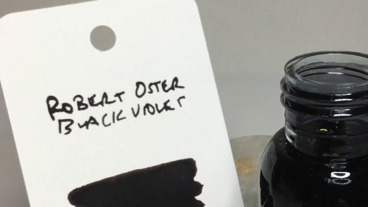 Ink Review: Robert Oster Signature Ink - Black Violet