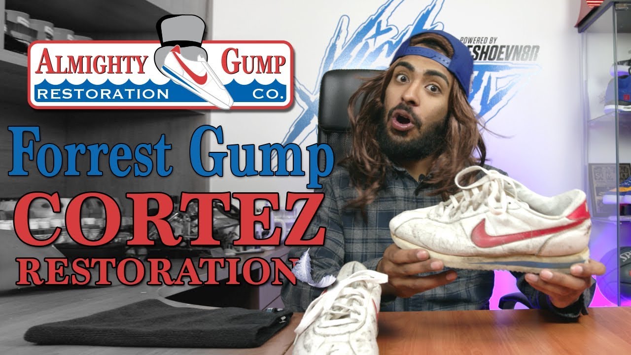 Almighty Gump restores a pair of vintage Nike Cortez