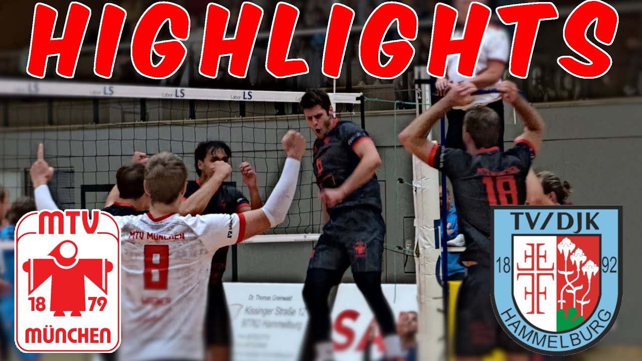 Volleyball 3. Liga &ndash; MTV M&uuml;nchen vs. TV/DJK Hammelburg [04.10.2025] | HIGHLIGHTS